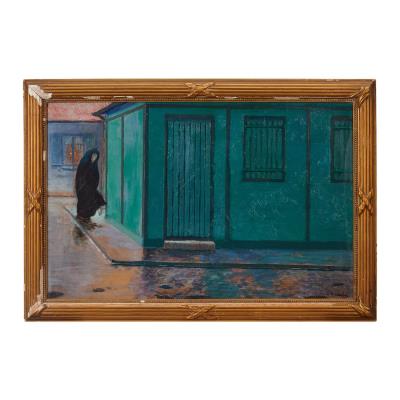New Orleans Rainy Street Scene