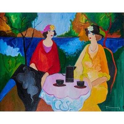 Two Women at a Table