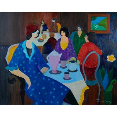 Two Women in a Restaurant