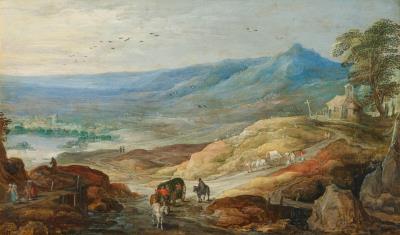Hilly Landscape with Chapel