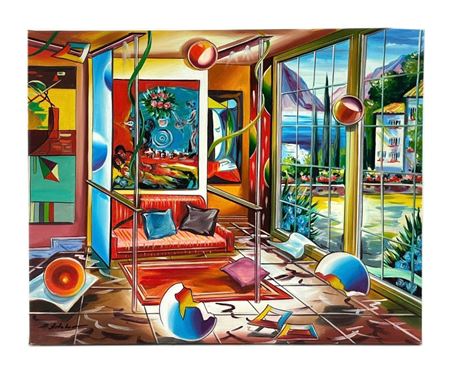 INTERIOR SCENE by Alexander Astahov - Auction record, sale price, and art valuation. Compare with similar artists and explore comparable artworks.