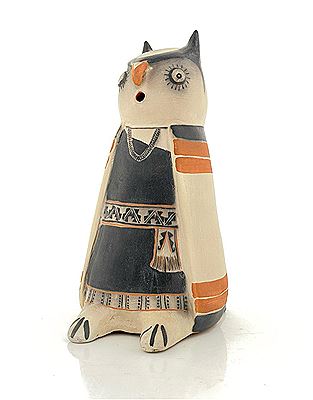 Cochiti Pueblo Pottery Owl