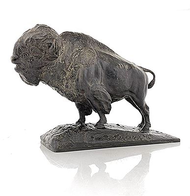 Buffalo by Edwin Willard Deming - Auction record, sale price, and art valuation. Compare with similar artists and explore comparable artworks.