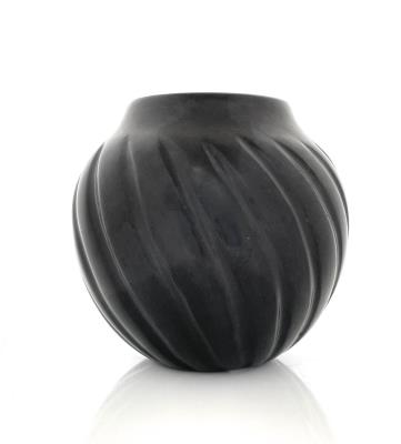 Santa Clara Pueblo Blackware Pottery Jar