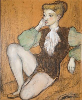 Simone (?) au foulard blanc, III.1956