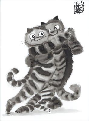The dance of the cats by Laszlo Tibay - Auction record, sale price, and art valuation. Compare with similar artists and explore comparable artworks.