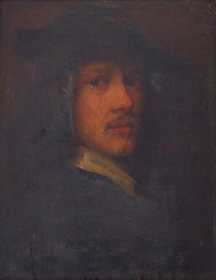 Self-portrait with hat