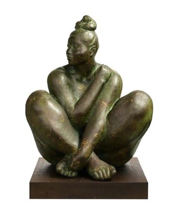 Nude Woman Bronze Sculpture