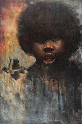 Untitled, Figure in the Rain
