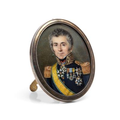 Portrait miniature of Brigadier General Jean Joseph Triaire
