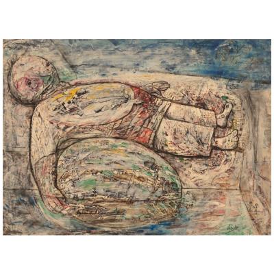 Niño con melón by Eduardo Abela - Auction record, sale price, and art valuation. Compare with similar artists and explore comparable artworks.
