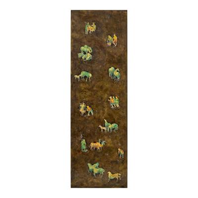 Custom Order Large 'Horses and Peasants' Panel