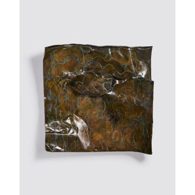 Unique 'Female Nudes' Faceted Wall Sculpture