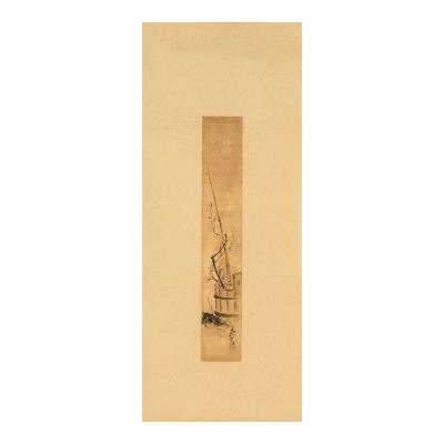A Set of Six Tanzaku Paintings