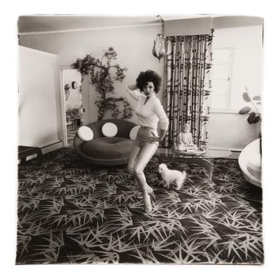 Blaze Starr in her living room, Baltimore, MD
