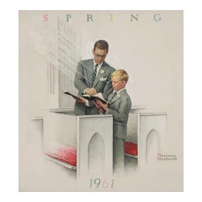 Father and Boy: Church