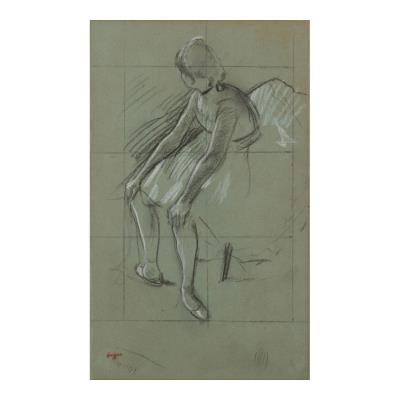 Danseuse assise