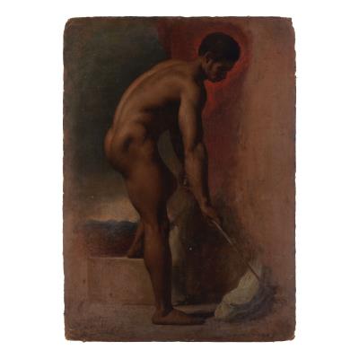 Study of a male nude