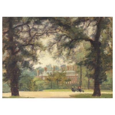 Kensington Gardens by Bernhard Sickert - Auction record, sale price, and art valuation. Compare with similar artists and explore comparable artworks.