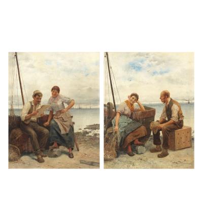 Awaiting the reply; Hearing the news