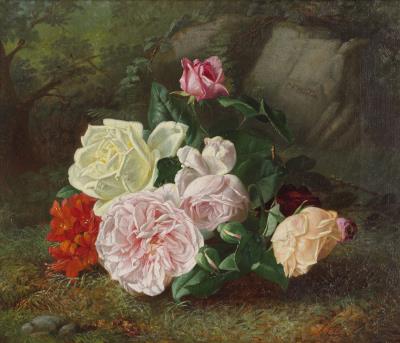 Still life of roses