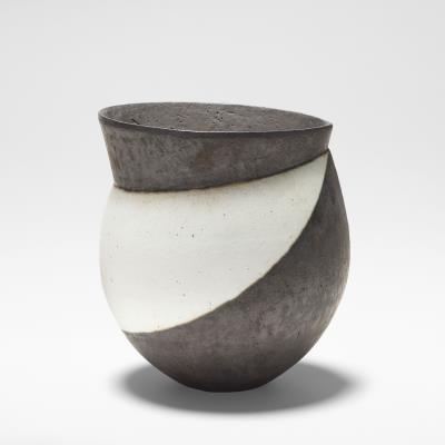 Pot with angled collar, circa 1989