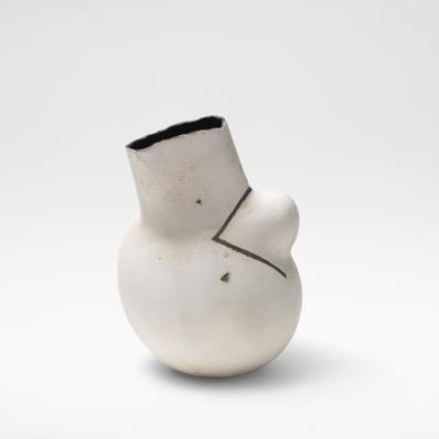 Vessel with Black Geometry