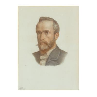 Portrait of Frederick Richards Leyland, bust-length