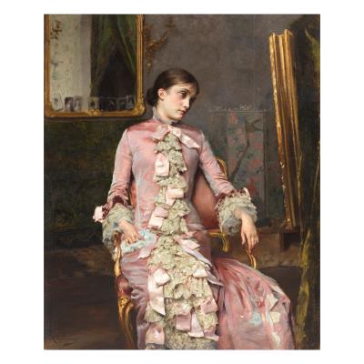 Lady in pink