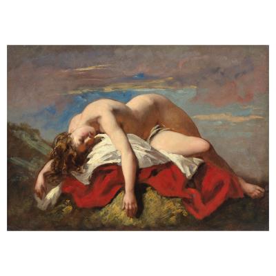 Study of a sleeping woman