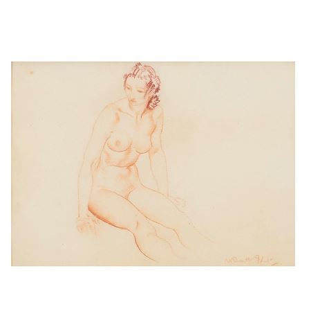 Study of a female nude