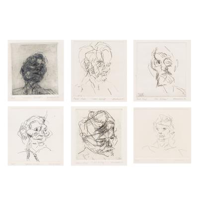 Six Etchings of Heads
