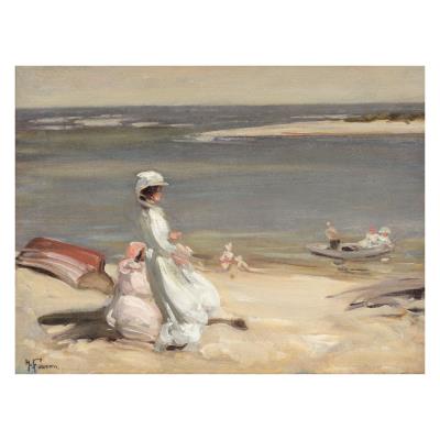 On the beach