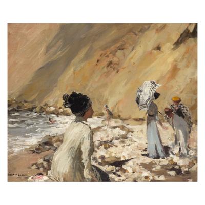 Study for Under the Cliffs by Hilda Fearon - Auction record, sale price, and art valuation. Compare with similar artists and explore comparable artworks.