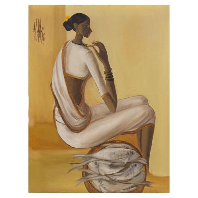 Untitled (The Lady with the Silver Fish)