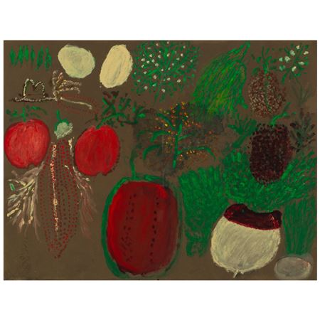 Vegetable Garden at Night by Ezekiel Gibbs - Auction record, sale price, and art valuation. Compare with similar artists and explore comparable artworks.
