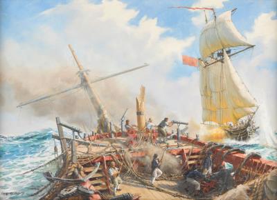 Stand into danger, H. M. S. Destiny vs. Privateer Heloise