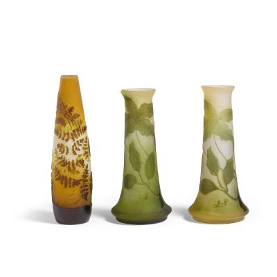 Group of Three Vases