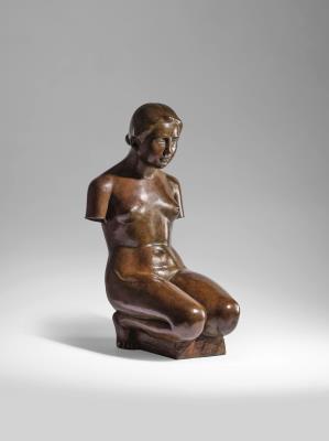 Kneeling Girl Without Arms
