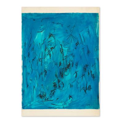 Untitled (Blue Composition)