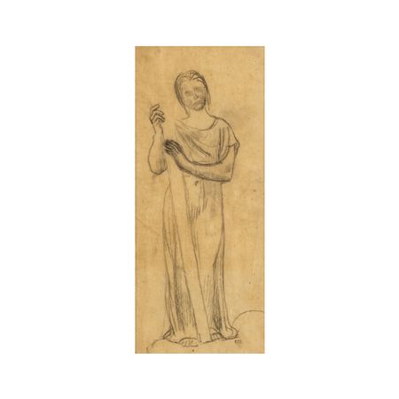 Study for a Theological Virtue Holding a Cross