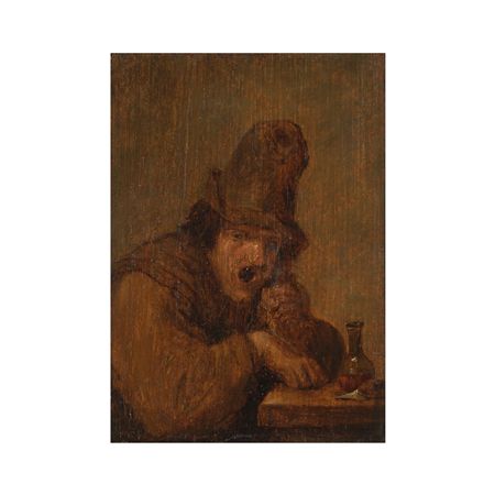Study of a Drinking Peasant