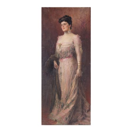 Portrait of a Lady in Pink