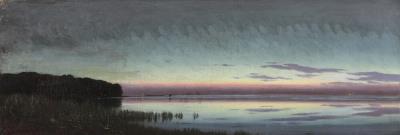 Evening light over a danish coast