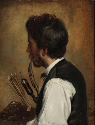 Portrait of the painter Otto Bache (1839–1927) by Hans Christian Jensen - Auction record, sale price, and art valuation. Compare with similar artists and explore comparable artworks.