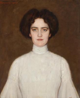 Portrait of actress Astrid Marie Johanne Zangenberg