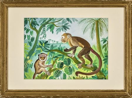 Two monkeys
