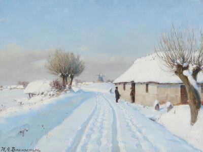 Winter scenery from Brændekilde