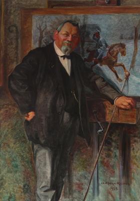 Portrait of the artist's father Karl Hansen-Reistrup