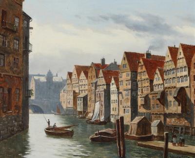 Canal scenery from Hamburg